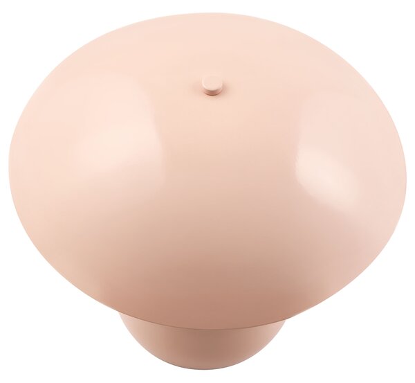 Stolná lampa pastelová ružová železná kovový podstavec 30 cm moderný dizajn bytové doplnky obývacia izba
