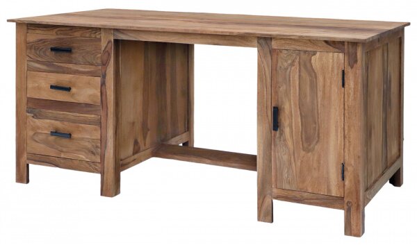Písací stôl Rami 160x76x80 indický masív palisander