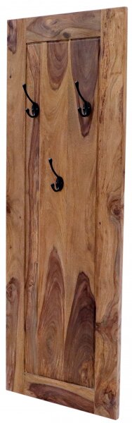 Vešiak s 3 háčikmi Rami 50x140x2,5 indický masív palisander