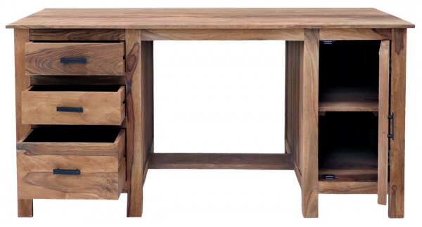 Písací stôl Rami 160x76x80 indický masív palisander