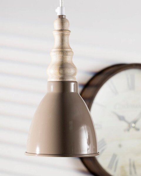Závesná lampa Ciara Beige 14cm