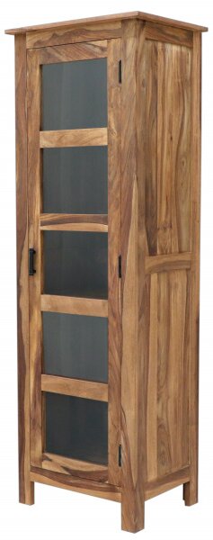 Vitrína Rami 60x180x45 indický masív palisander