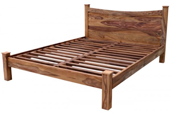 Posteľ Rami 160x200 indický masív palisander