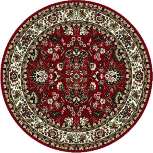 Alfa Carpets Kusový koberec TEHERAN T-117 red kruh - 160x160 (priemer) kruh cm