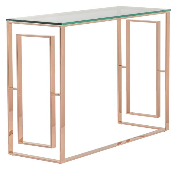 Konzolový stolík Eternic rose gold 120 x 40 x 80 cm