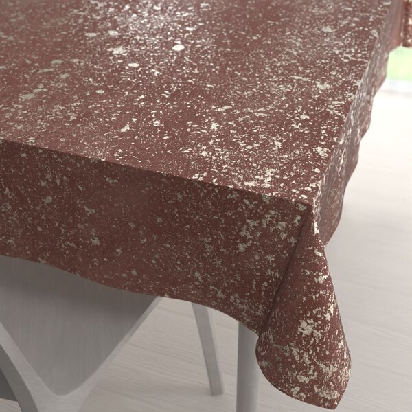 Biante Zamatový obdĺžnikový obrus Isabela IBL-013 Gold Design staroružový 60x100 cm