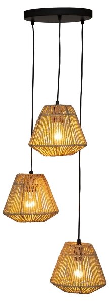 Atmosphera - Luster na lanku JILY 3xE27/40W/230V juta