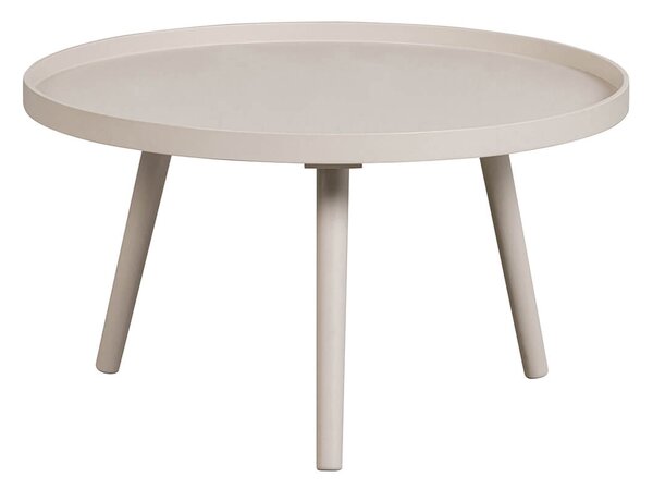 MUZZA Konferenčný stolík Mesa L ø 60 x 34 cm pieskový