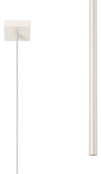 Sollux SL.1512 - Luster na lanku PASTELO 1xG9/8W/230V krémová
