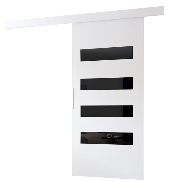 Posuvné interiérové dvere BARRET 6 - 106 cm, biele
