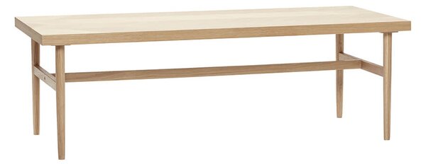 MUZZA Konferenčný stolík ringboe 121 x 51 cm prírodný