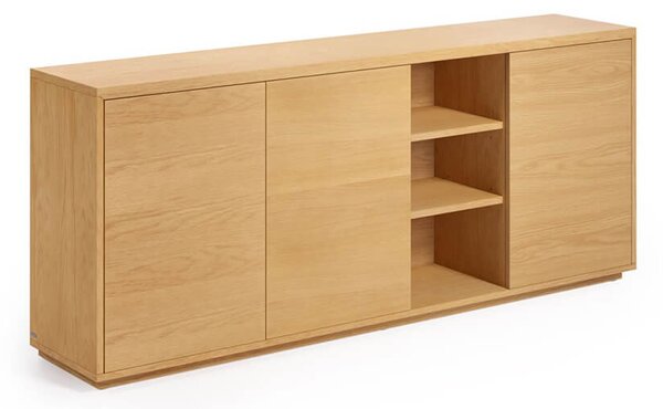 MUZZA Komoda lenbia 180 x 75 cm prírodný