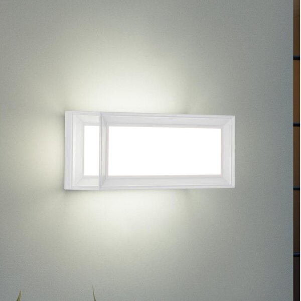Brilagi - Vonkajšie nástenné svietidlo PARKER 1xE27/60W/230V biela IP44