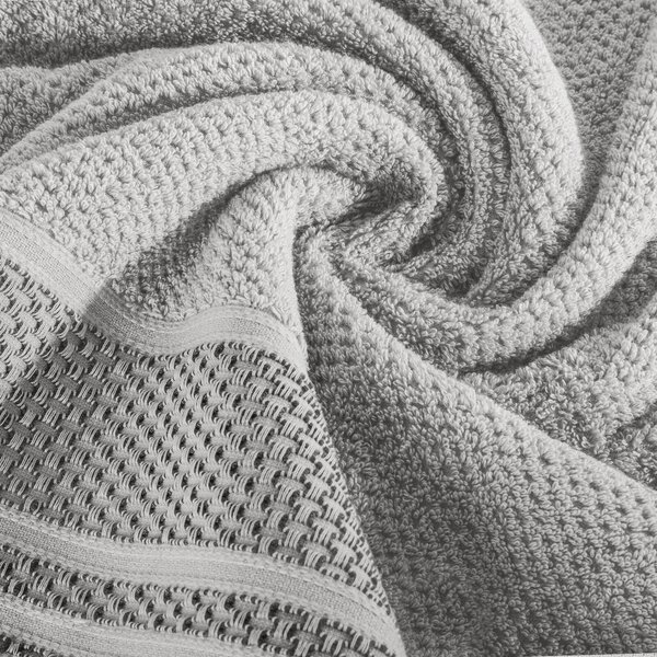 BAVLNENÝ UTERÁK SUZANA 50X90 CM STRIEBORNÁ