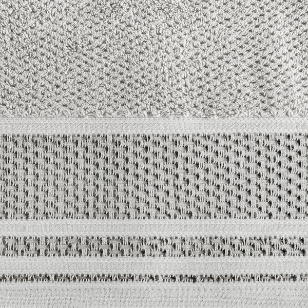 BAVLNENÝ UTERÁK SUZANA 50X90 CM STRIEBORNÁ
