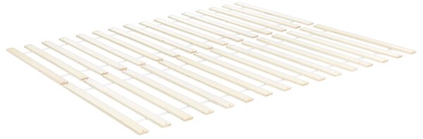 Posteľ biela borovicové drevo MDF 120 x 200 cm s čelom minimalistický štýl spálňa