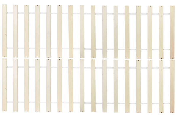 Posteľ biela borovicové drevo MDF 120 x 200 cm s čelom minimalistický štýl spálňa