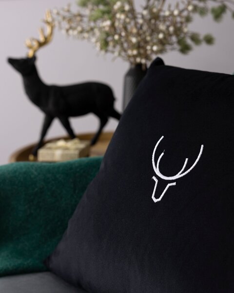 Obliečka na vankúš Reindeer Silhouette 43x43 cm