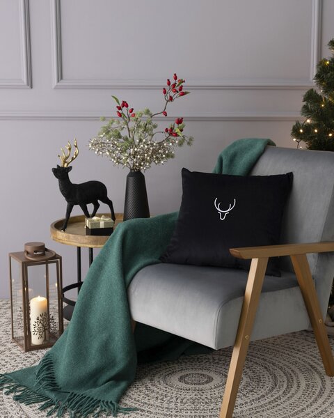 Obliečka na vankúš Reindeer Silhouette 43x43 cm