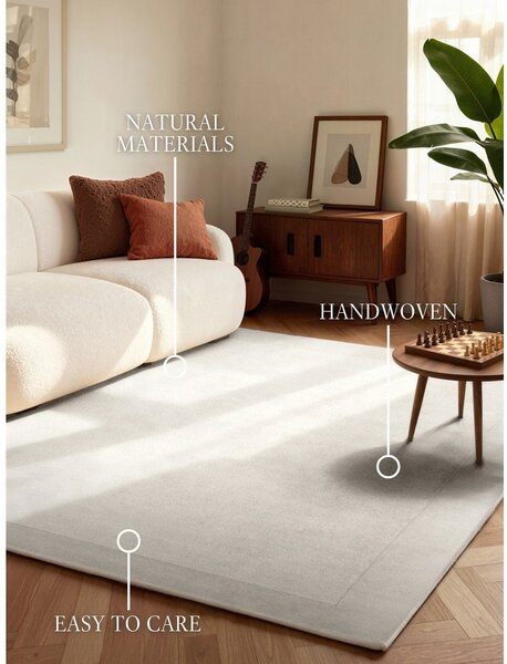 Krémový ručne tkaný koberec s prímesou vlny 160x230 cm Kari – Villeroy&Boch