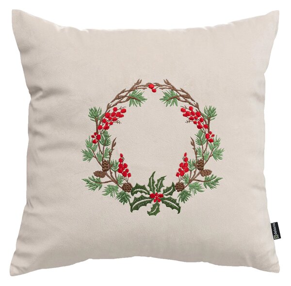 Obliečka na vankúš Winter Wreath 43x43 cm