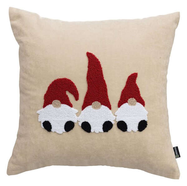 Obliečka na vankúš Jolly Gnomes Red 43x43 cm
