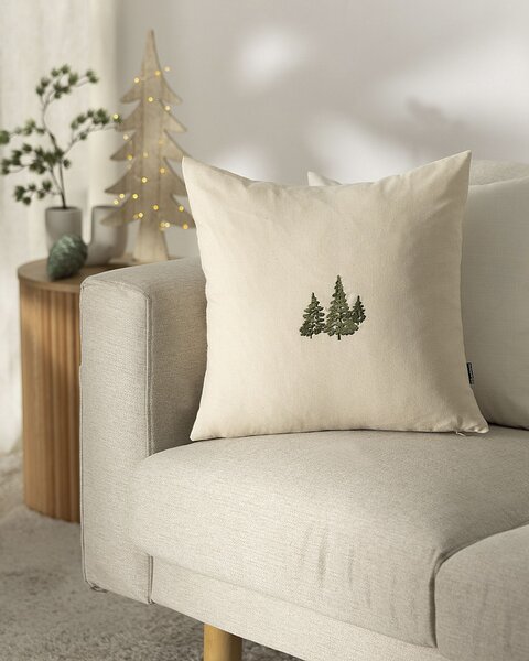 Obliečka na vankúš Three Christmas Trees43x43 cm