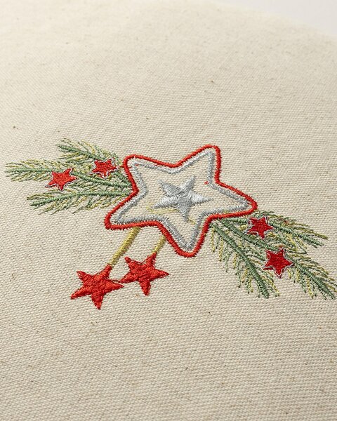 Obliečka na vankúš Star & Holly 43x43 cm
