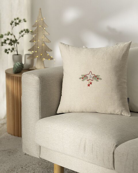 Obliečka na vankúš Star & Holly 43x43 cm