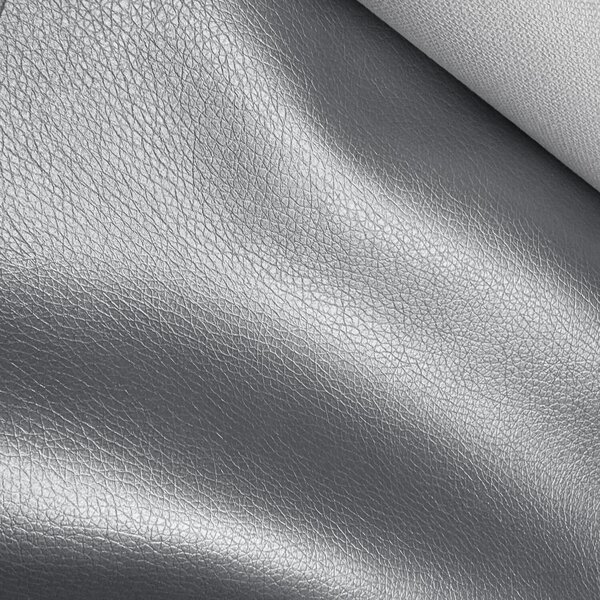 Ekokoža Soft glazovaná, farba Šedá, metráž 140 cm