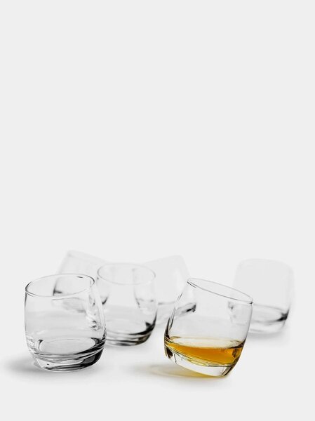Poháre v súprave 6 ks na whisky 200 ml Rocking Whiskey – Sagaform