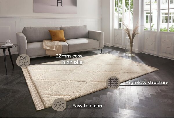 Béžový koberec Mint Rugs Norwalk Colin, 120 x 170 cm