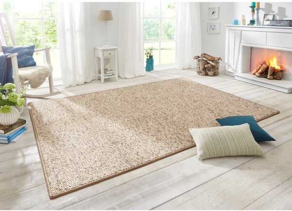 Svetlohnedý behúň 80x200 cm Wolly – BT Carpet