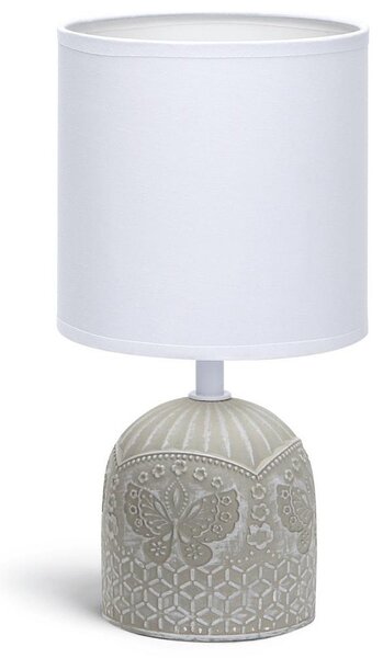 Aigostar B.V. Aigostar - Stolná lampa 1xE14/40W/230V béžová/biela AI0167 + záruka 3 roky zadarmo