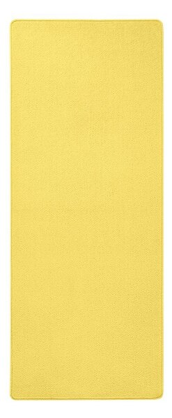 Žltý behúň Hanse Home Fancy, 80 x 300 cm