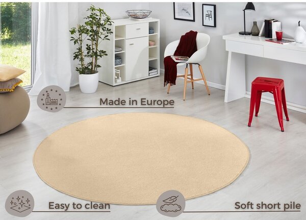 Béžový okrúhly koberec ø 133 cm Fancy – Hanse Home