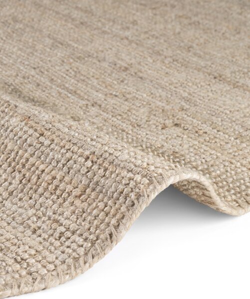 Koberec Hanse Home Bouclé Jaipur naturálny / béžový / biely kruh