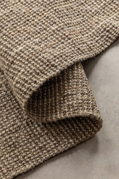 Koberec Hanse Home Bouclé Jaipur sivý / hnedý