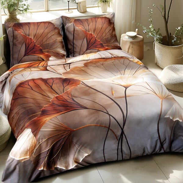 SATÉNOVÉ OBLIEČKY SATYNLOVE PREMIUM 200X200 CM, 2KS 50X70 CM LISTY