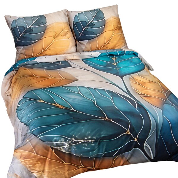 SATÉNOVÉ OBLIEČKY SATYNLOVE PREMIUM 160X200 CM, 2KS 70X80 CM LISTY