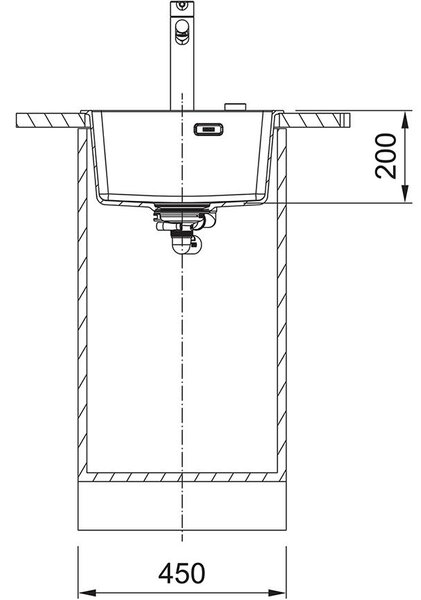 Franke MRG 610-39 FTL KA 114.0661.449 - Kuchynský drez, kašmír, 440x500,sifón,E77000.178