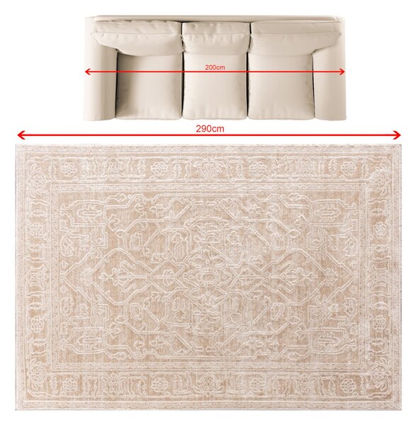 Koberec Caldera cream/camel 200x290 cm