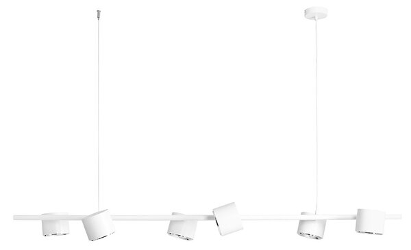 Aldex BOT 6 WHITE | Šesťbodová závesná lampa