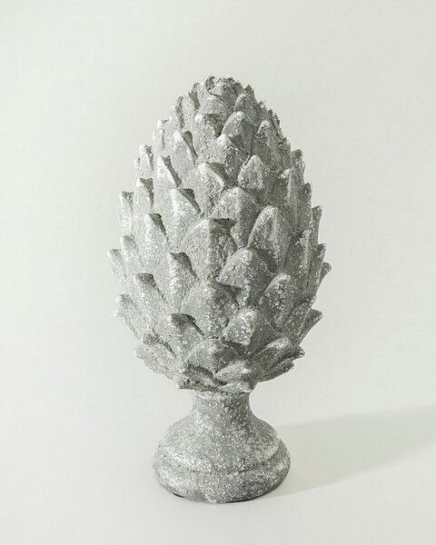 Dekoratívna figúrka Pinecone Grey 15x15x30 cm