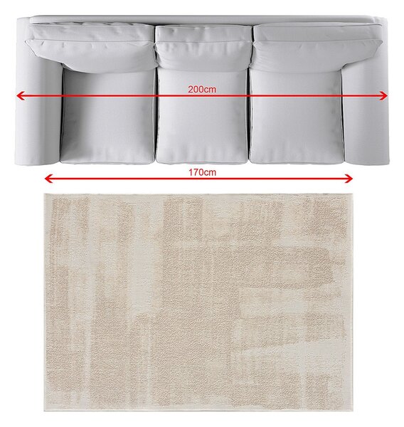 Koberec Abstract Beige II 120x170 cm