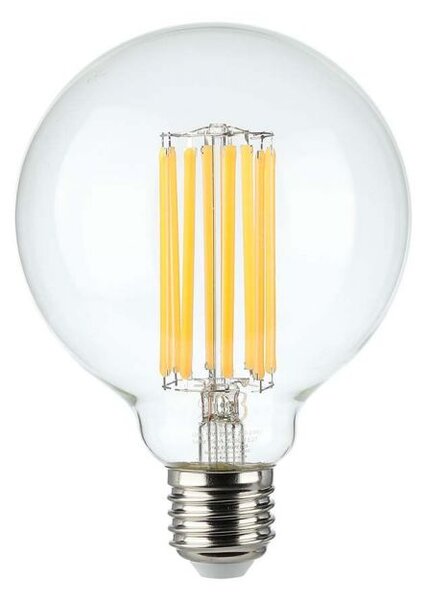 V-TAC LED filament žiarovka E27 G95 6W