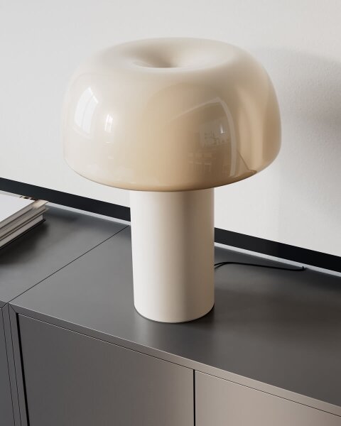 ByRydens 4024530-5504 - Stolná lampa LEAN ON ME 1xE27/8W/230V krémová