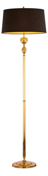 Jupiter 1955 - Stojacia lampa BATUMI 1xE27/40W/230V čierna/mosadz