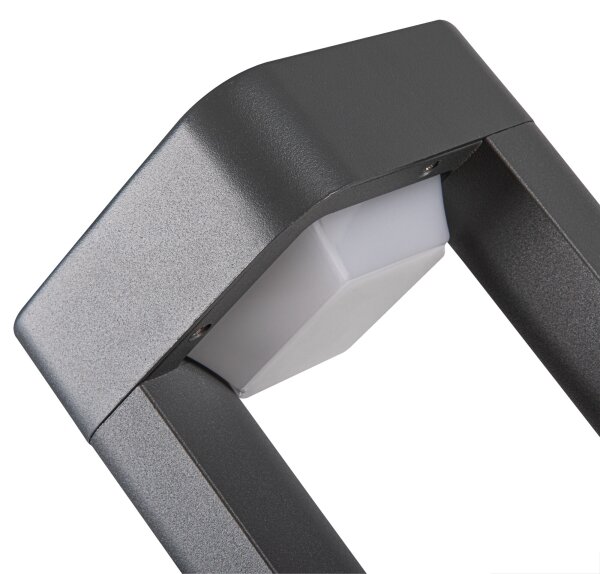 Kanlux 36552 - Vonkajšie nástenné svietidlo PEVO 1xGX53/11W/230V IP44 antracit