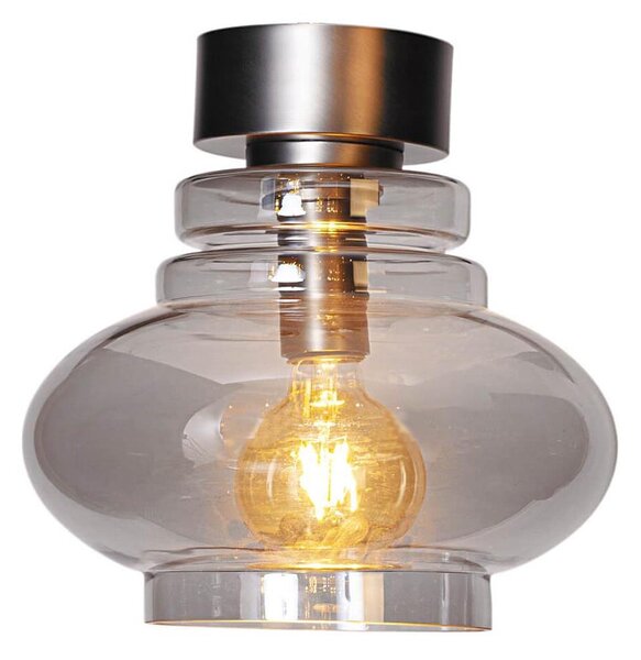ByRydens 4202200-4500 - Stropné svietidlo DOLORES 1xE27/5W/230V, priemer 30 cm, sivá/dymová